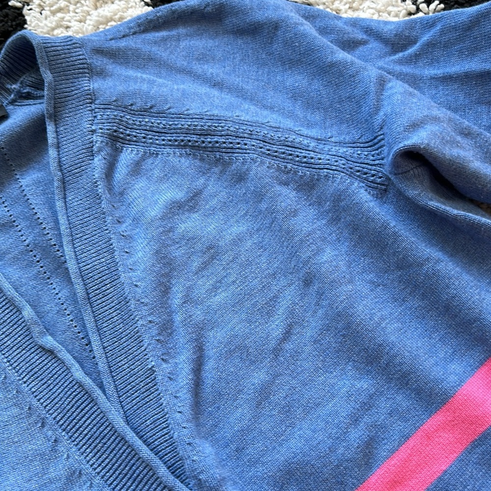 Talbots Cardigan Multicolored Top Size Medium - image 6